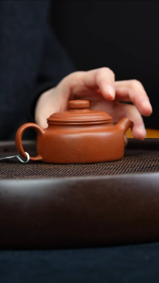茶壶紫砂紫砂矮德钟-CK