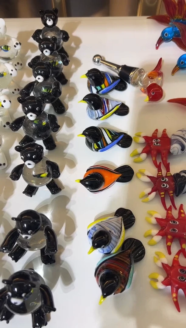 手工艺品琉璃用****37件摆件