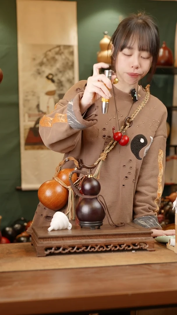 4号精品天然大漆酒葫芦一物一拍~