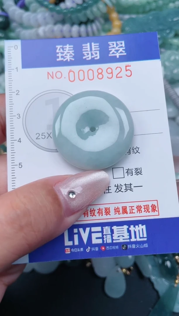 翡翠未镶嵌颈饰.0008925