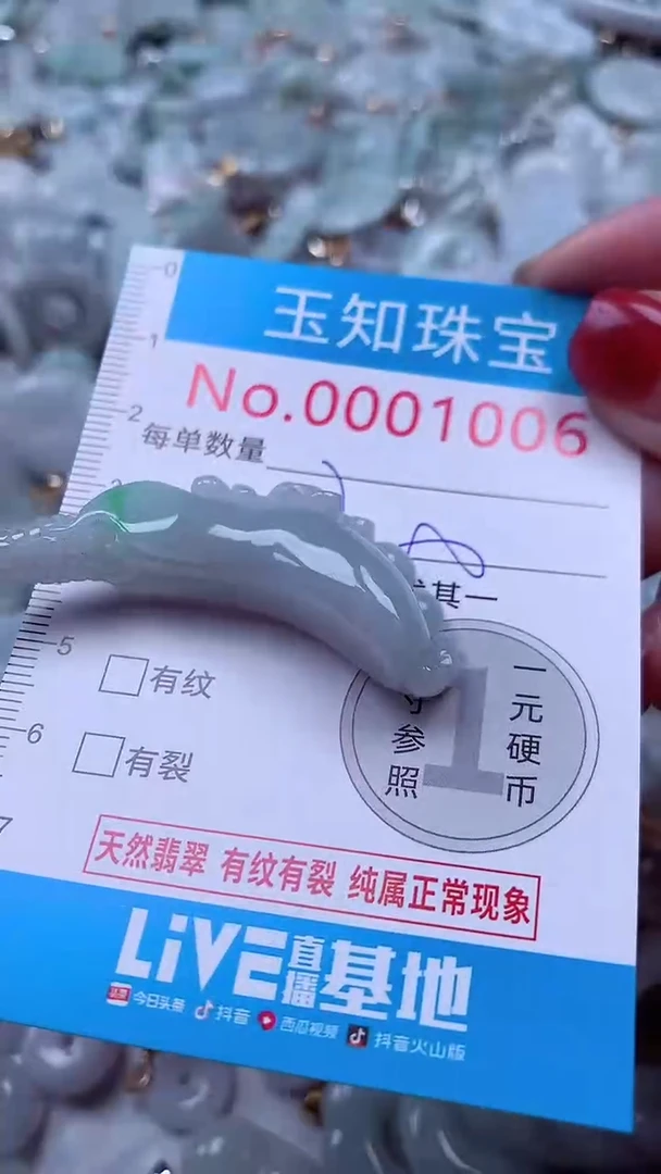 吊坠(不含链)未镶嵌翡翠1006