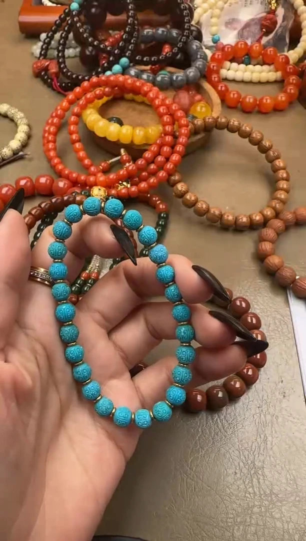 未镶嵌绿松石手串绿松石