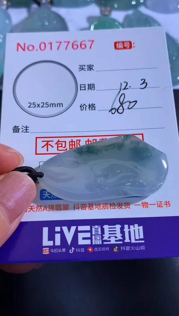 颈饰未镶嵌翡翠嚒**哒！