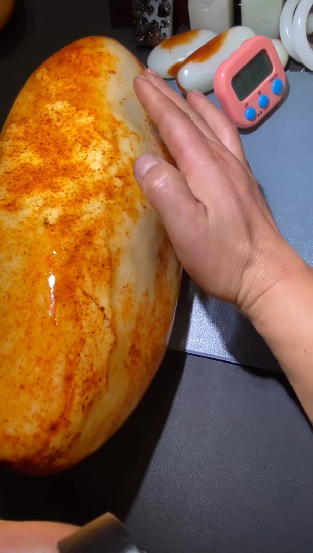 未镶嵌和田玉摆件故**…和田玉