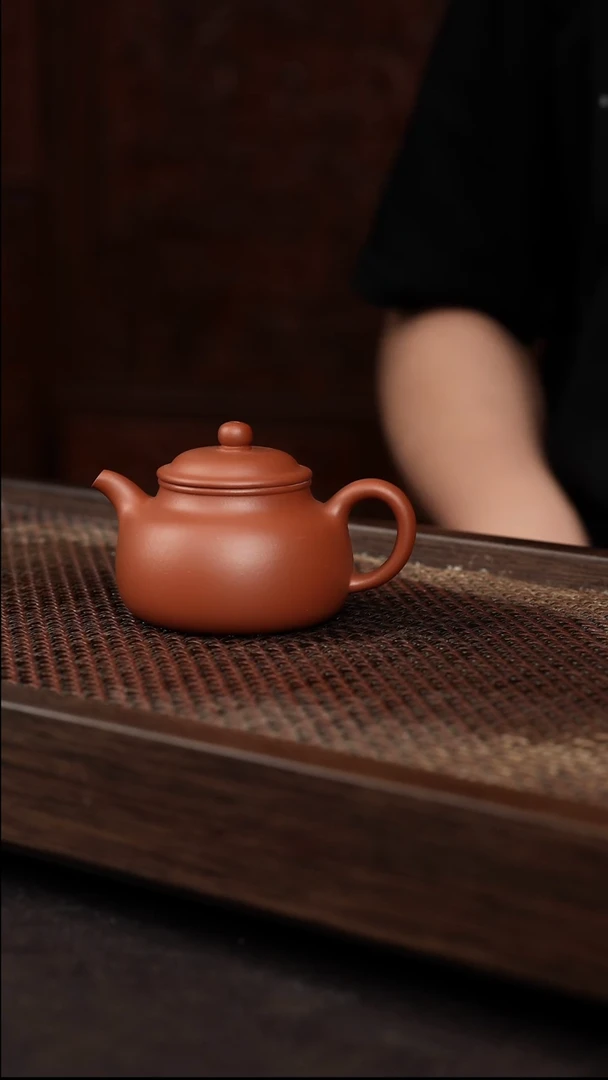 茶壶紫砂朱泥麟式掇球