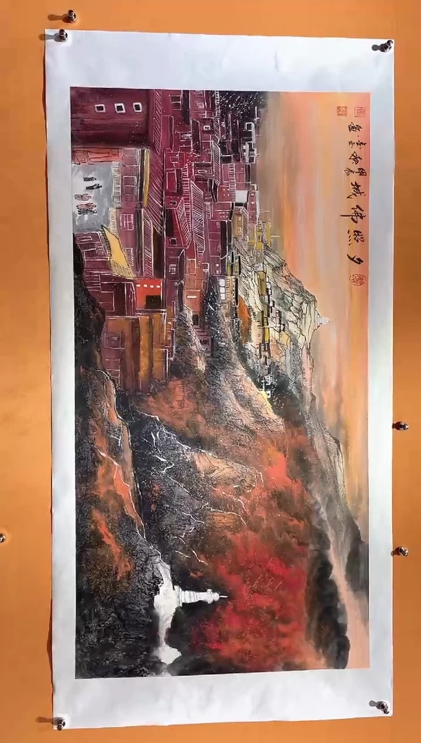 国画刘金玉教授亲笔手绘