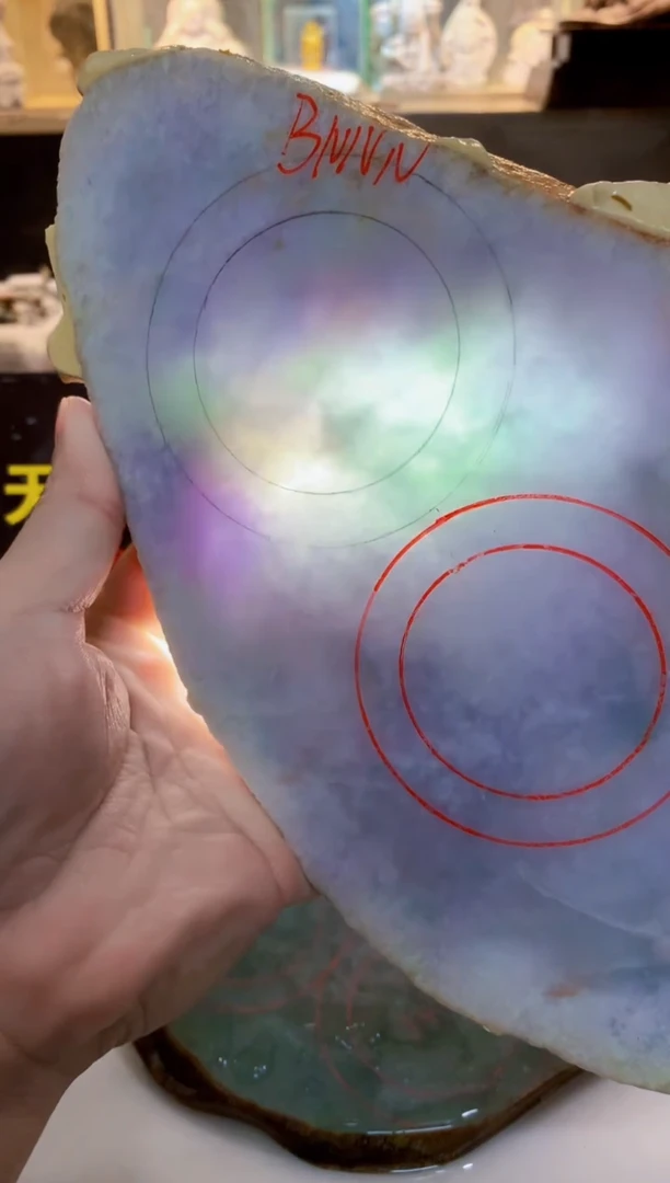 未镶嵌挂件翡翠0朗0翡翠珠宝965