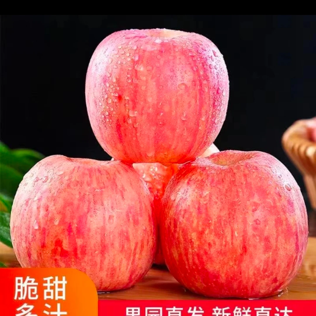 山东烟台栖霞红富士苹果