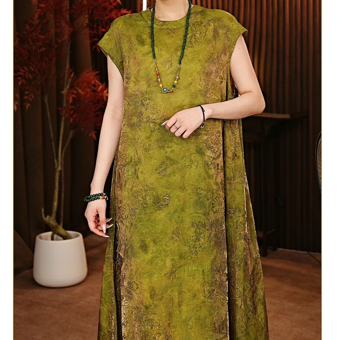 【绿野仙踪】新中式双面双穿重磅长裙·原创奢定