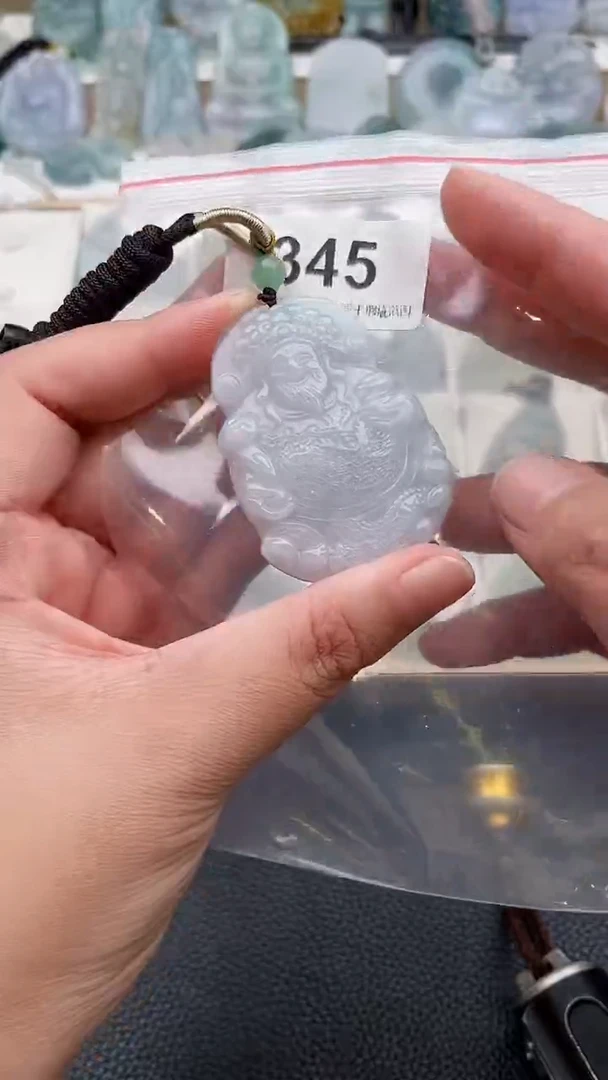 颈饰未镶嵌翡翠天然缅甸翡翠A货345