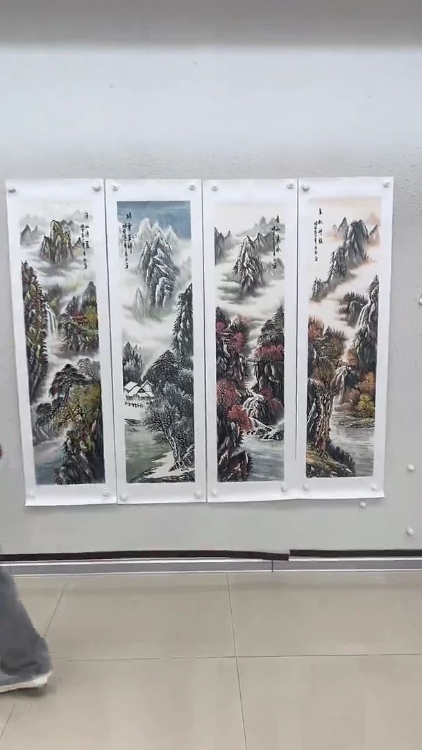 油画国画 宣纸 约34-140厘米-24