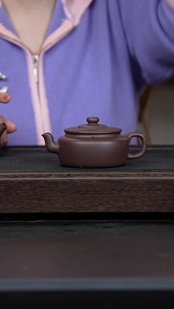 【闪购商品】紫砂茶壶四号井底槽青旭帽