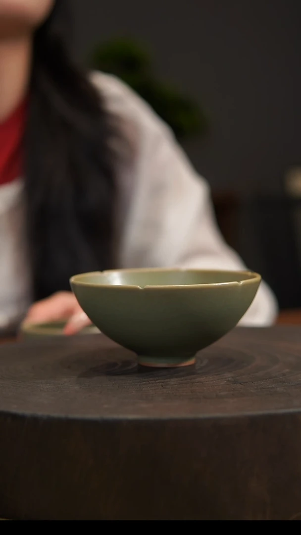 杯子小****5葵口杯 汝州原产地  原矿老釉