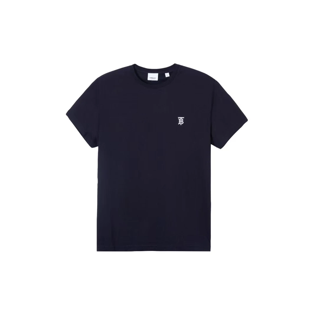 BURBERRY博柏利 刺绣小TB 黑色/白色 男女同款