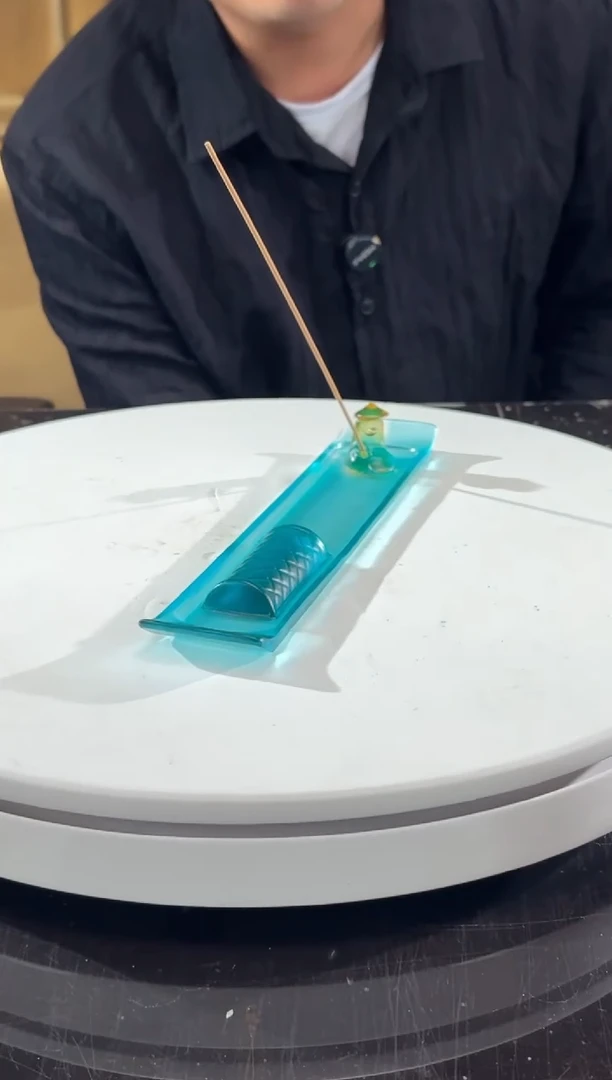 摆件独钓寒江雪艺术香插