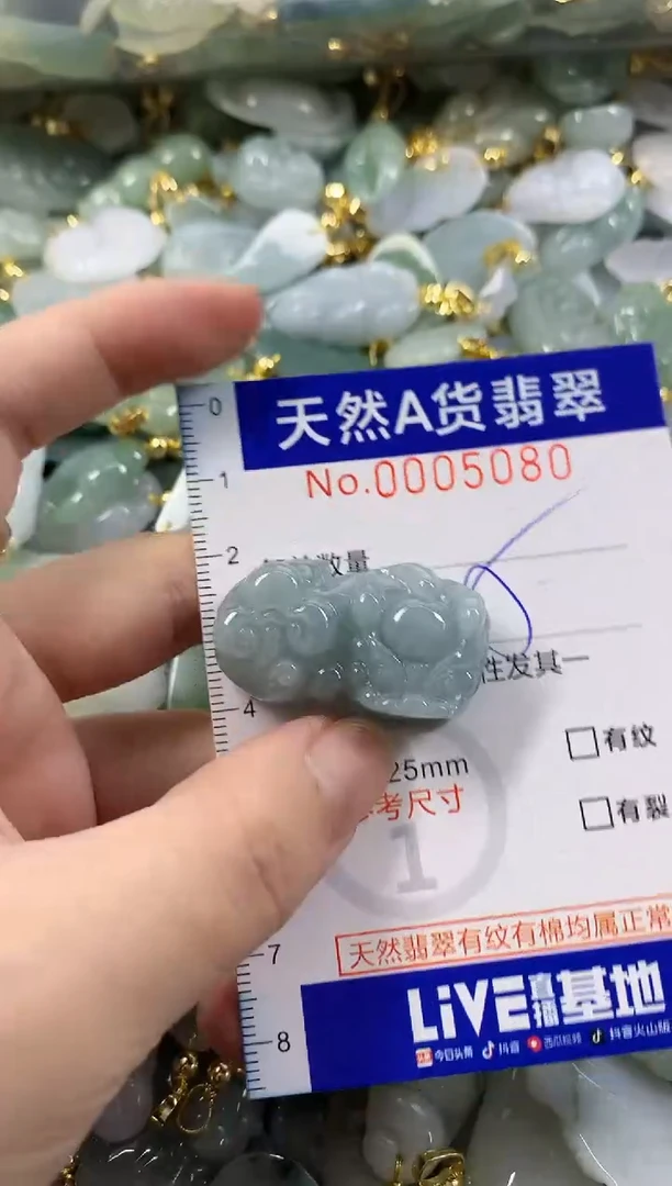 颈饰未镶嵌翡翠天然A货翡翠