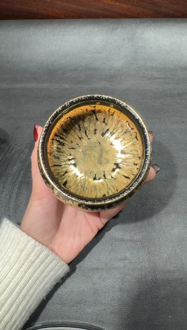 【闪购商品】茶盏建盏故事李英金油滴96