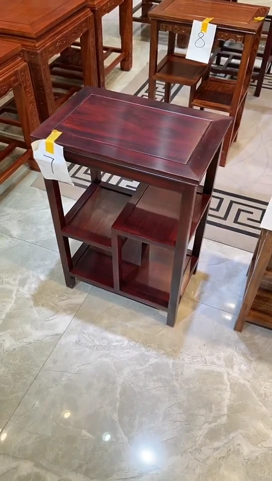 【闪购商品】黑酸枝木类成套家具置物架45*30*65
