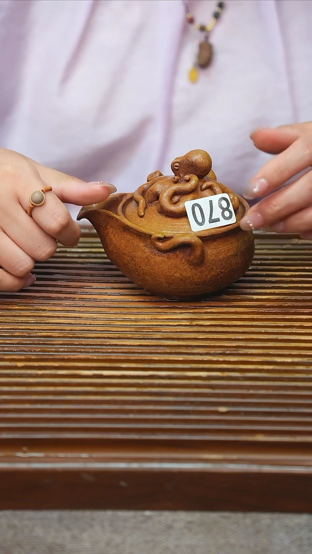 万古烧粗陶手工茶具