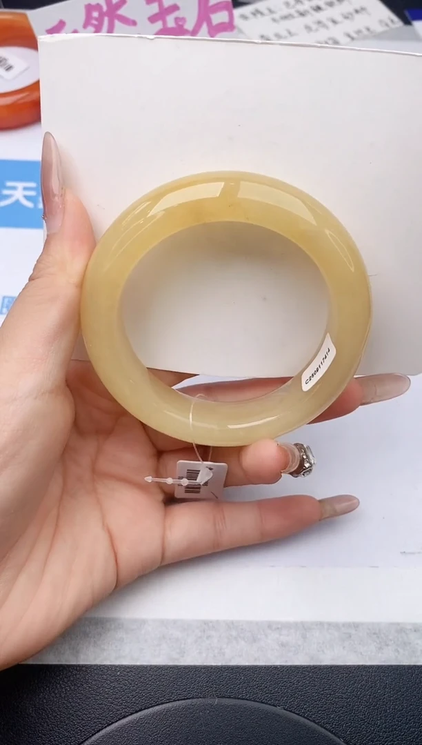 未镶嵌手镯石英质玉w238-HB55+