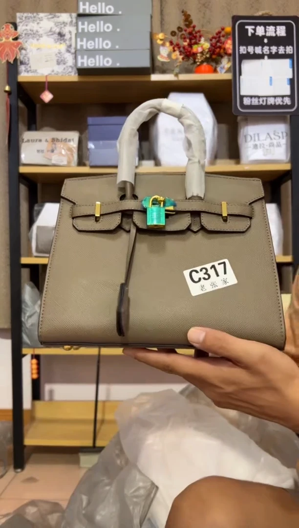小牛剖层皮革老张家女包317