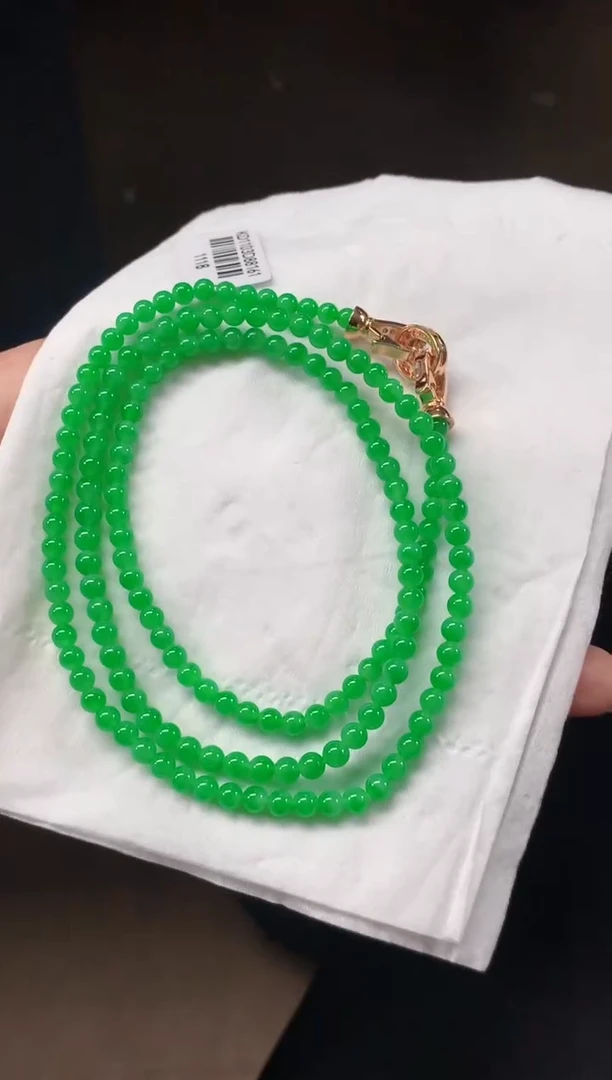 翡翠未镶嵌项链Z237|148000