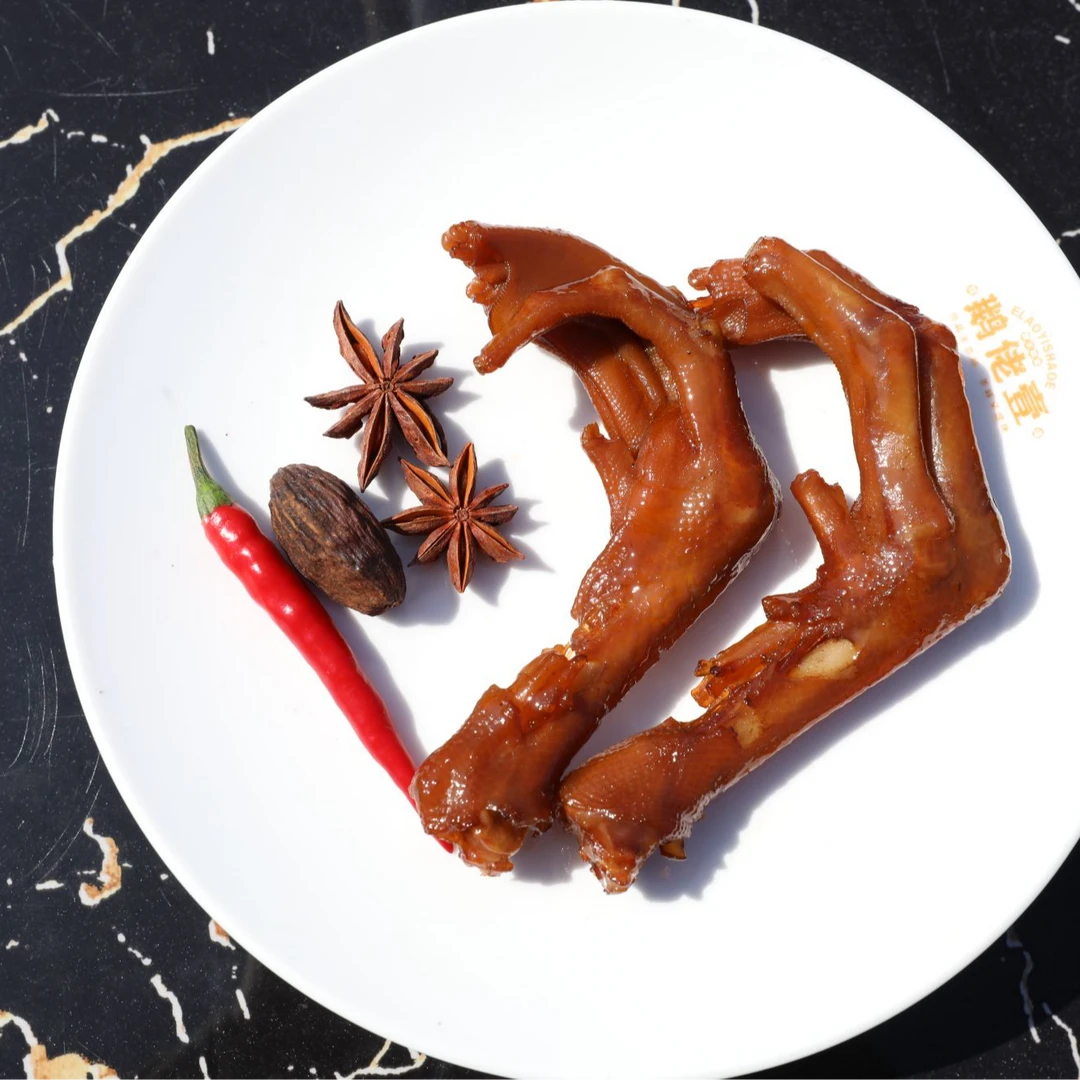 【开播王炸福利，半斤链接】卤鹅掌鲜香不容错过潮汕狮头鹅潮汕卤味