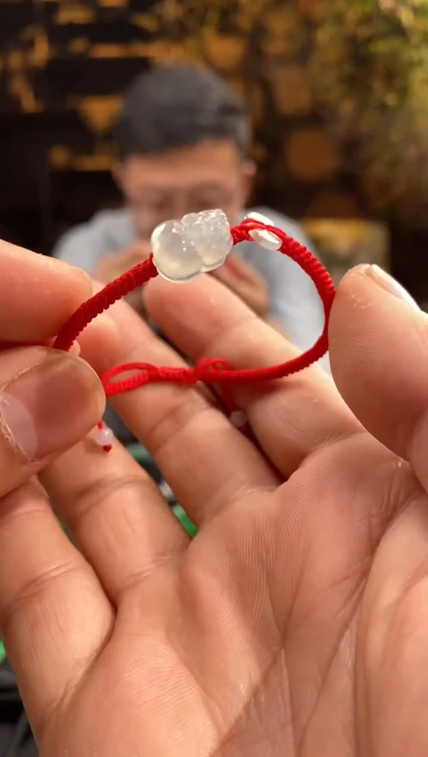 【闪购商品】翡翠手绳未镶嵌020706-天然翡翠a货手绳-光