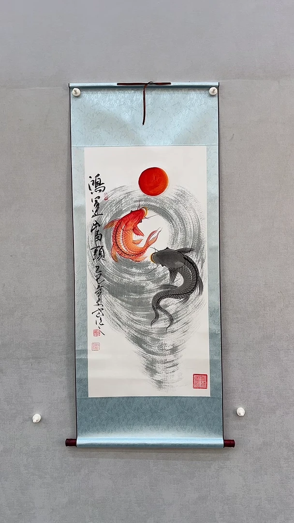 国画张文富张文富 鸿运当头