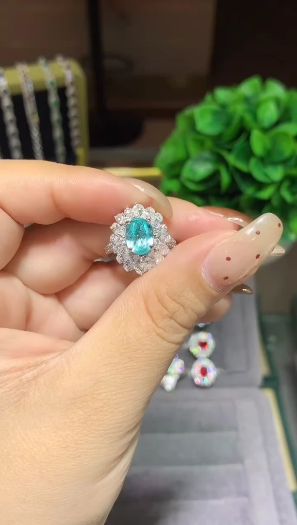 18K金镶嵌戒指碧玺2.73ct