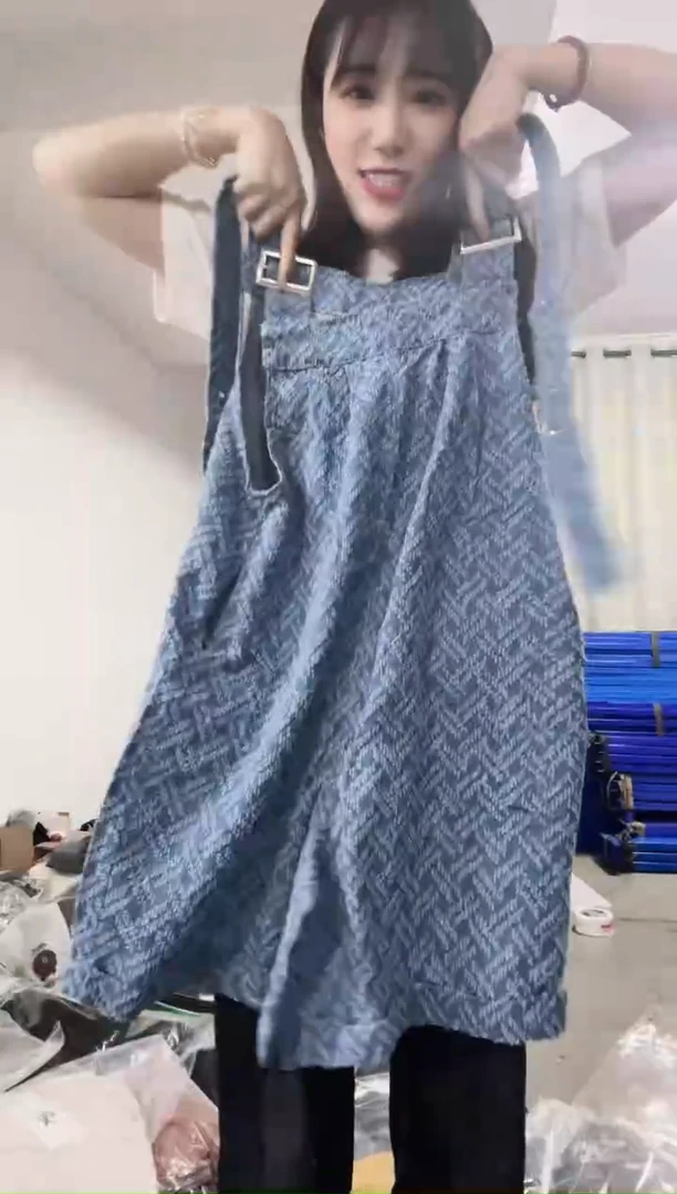 闪购订单背带裤牛仔