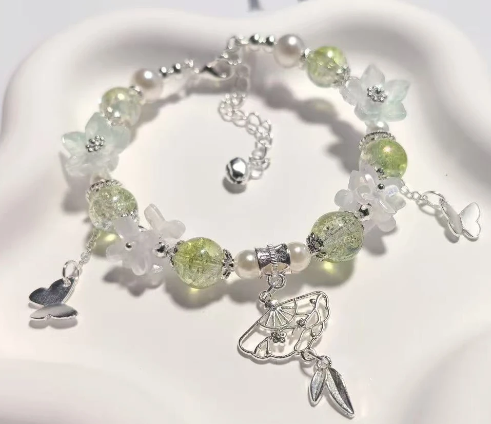 【手串拆袋】琉璃钢圈手链diy甜美可爱时尚百搭