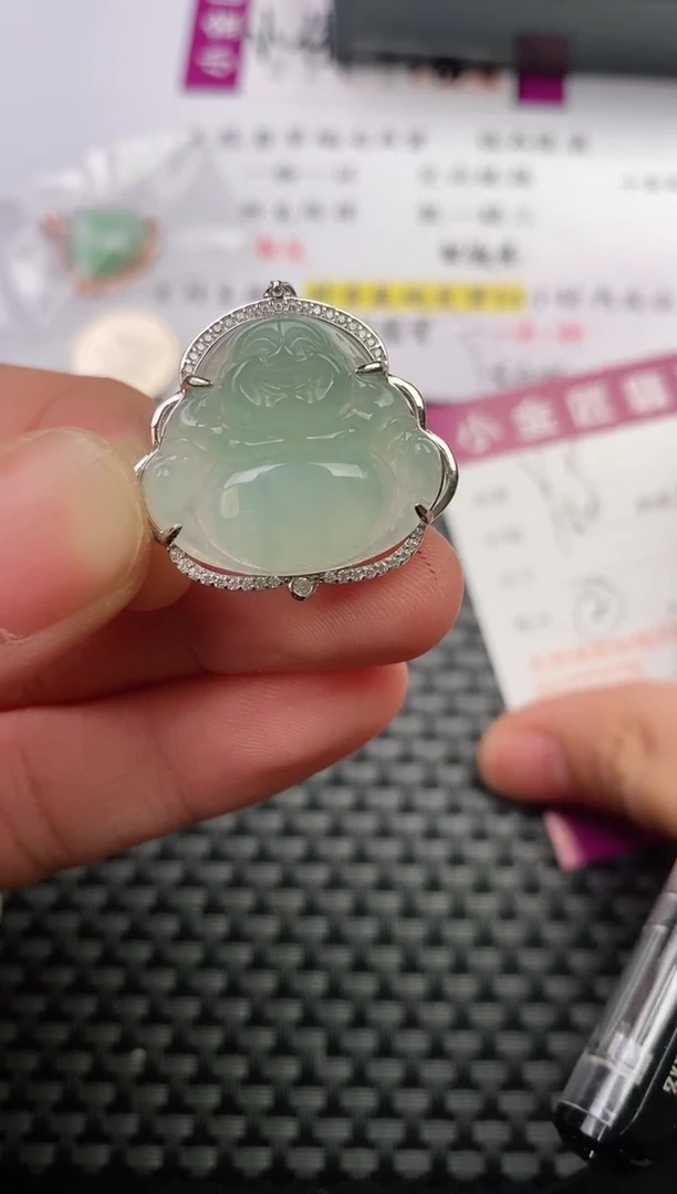 翡翠银S925镶嵌颈饰·