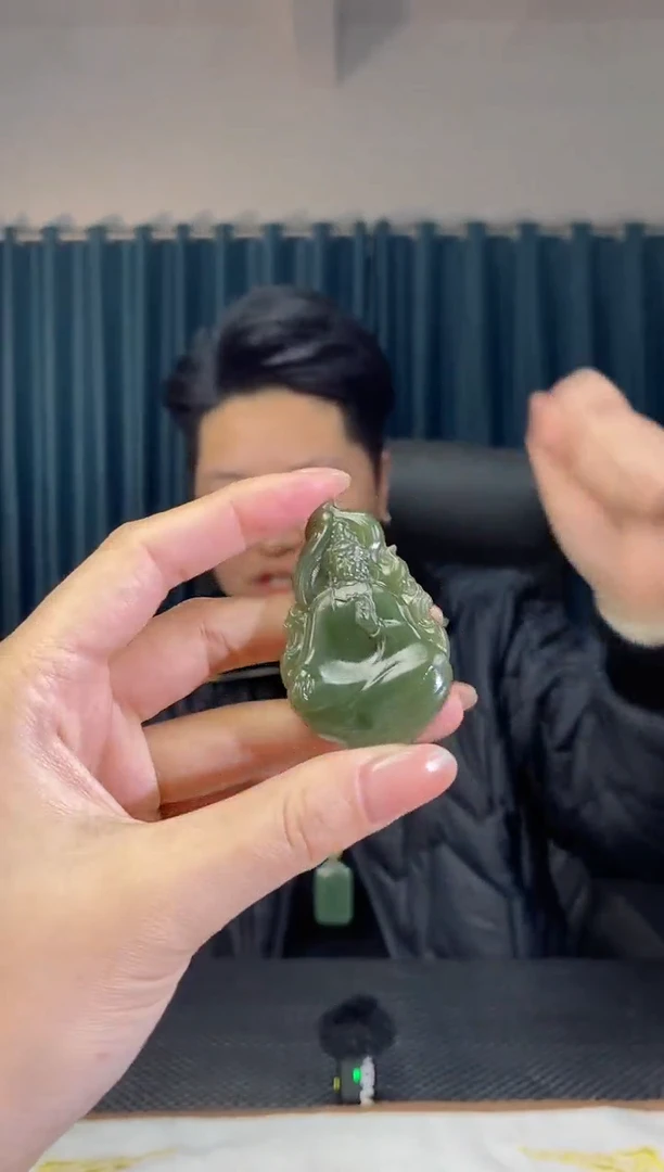 【闪购商品】和田玉颈饰未镶嵌火焰观音