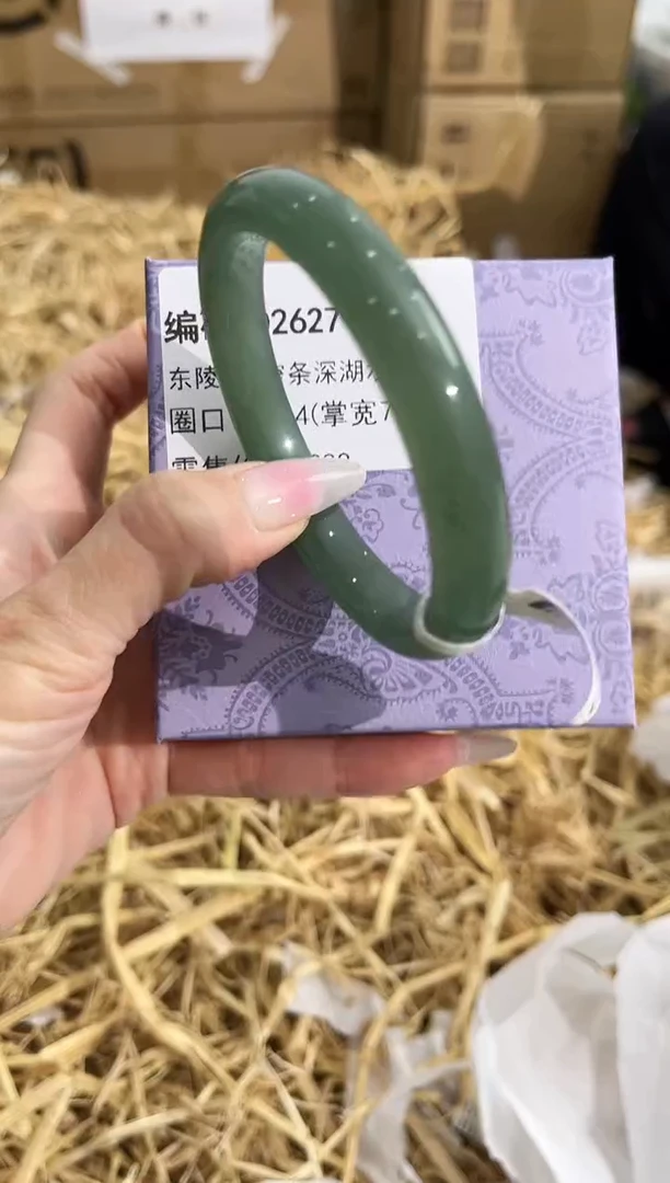 未镶嵌手镯石英质玉D2627