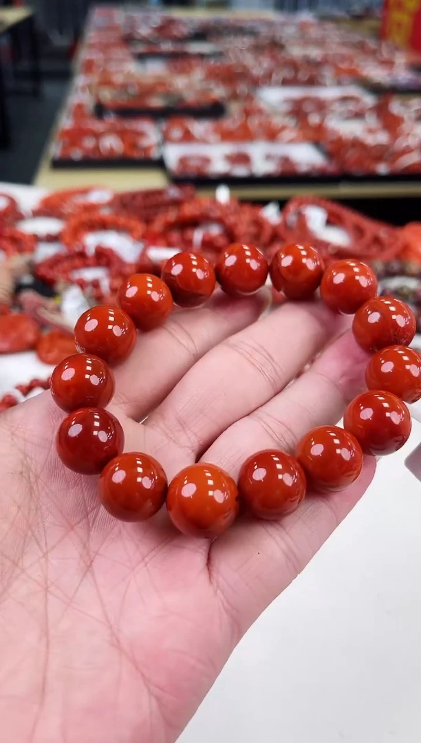 【闪购商品】南红玛瑙瓦西手串15+未镶嵌一个/条