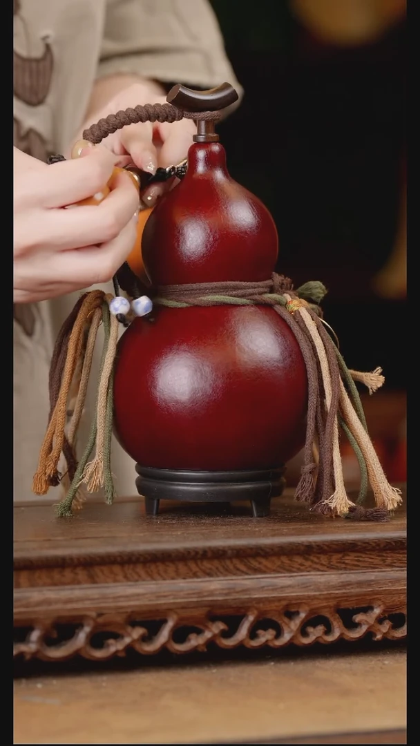 430号精品天然大漆酒葫芦一物一拍~