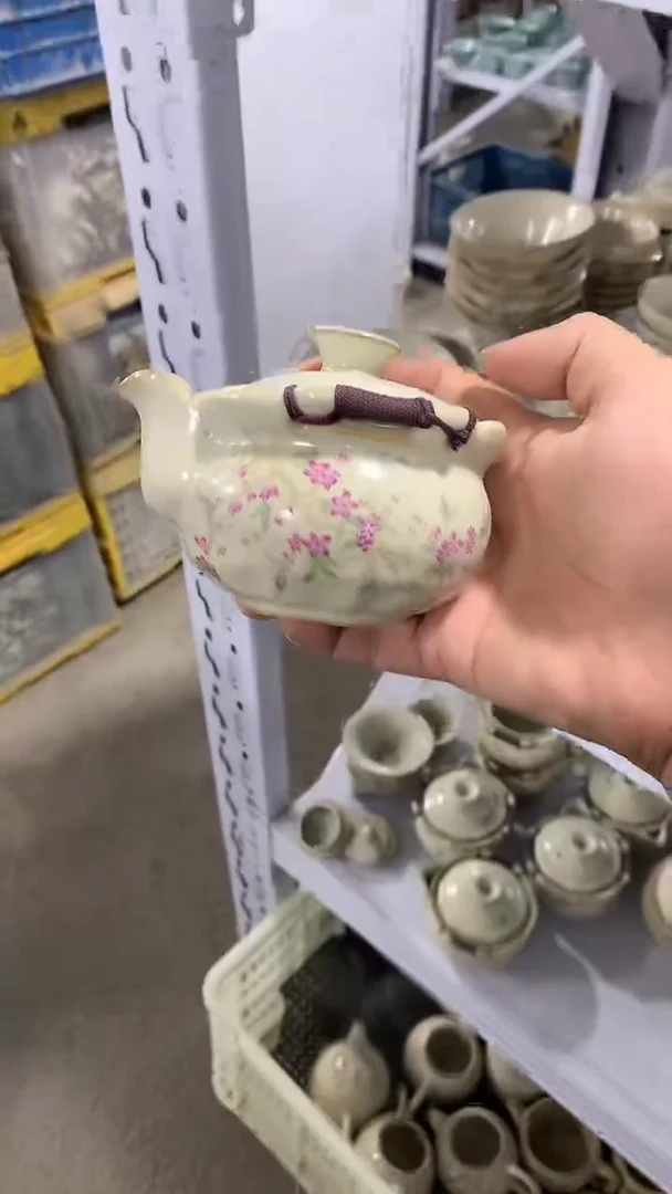 茶具【清！一件不留】汝窑、茶壶盖碗茶杯主人杯微矿点