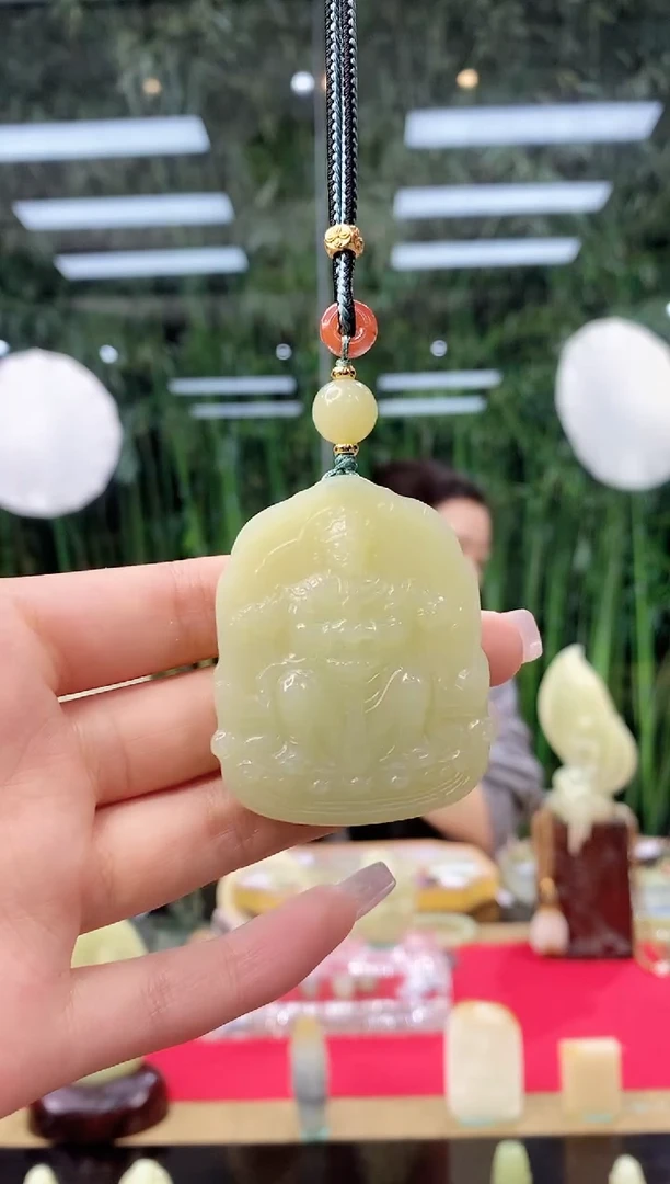 未镶嵌和田玉挂件闪购一级黄龙五爷·