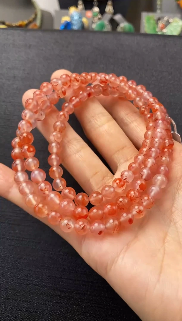 颈饰合金南红玛瑙冰飘南红项链