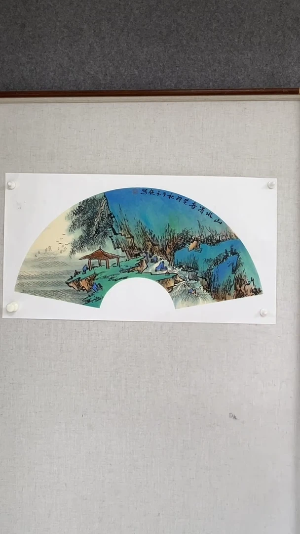 国画李玉保老师扇面
