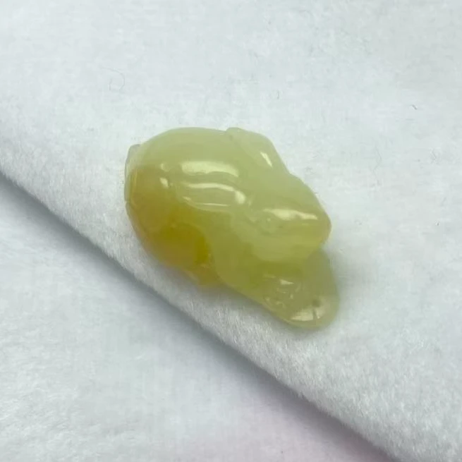 和田玉浅糖黄口D052