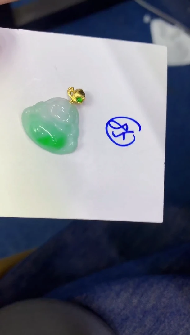 颈饰未镶嵌翡翠缅甸天然翡翠A货