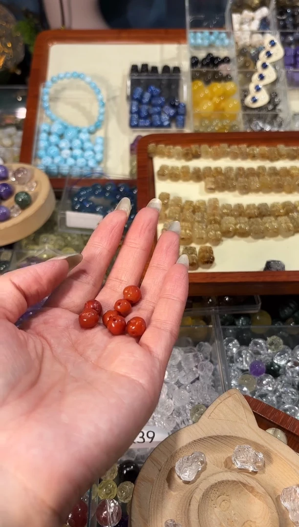 【闪购商品】南红玛瑙手串未镶嵌南红佛头一个宽卡9