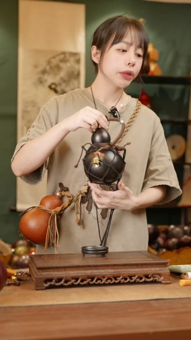 294号精品天然大漆酒葫芦一物一拍~