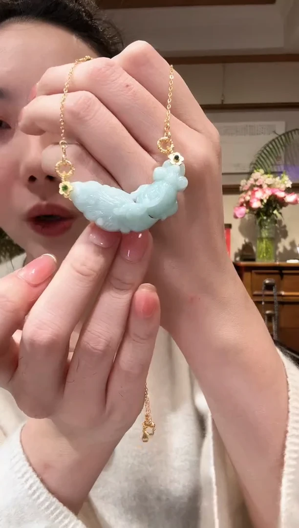 【闪购商品】翡翠颈饰未镶嵌国风