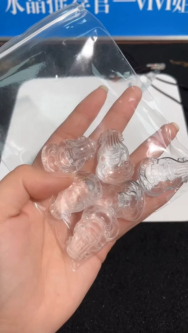 【闪购商品】水晶手链未镶嵌8号白水晶葫芦吊坠