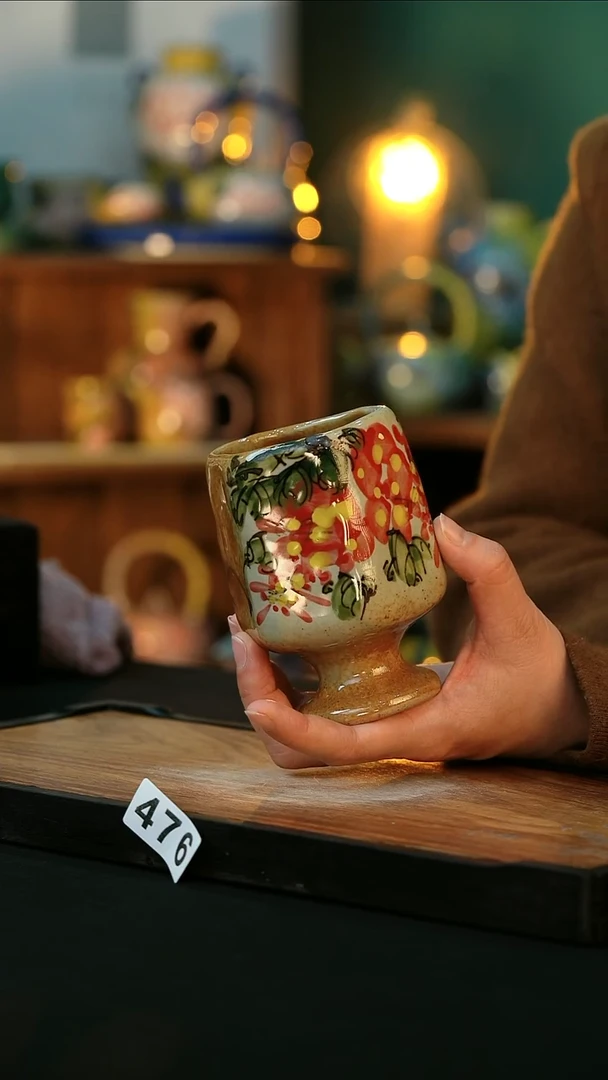 【闪购商品】杯手绘心瓷陶瓷浮力