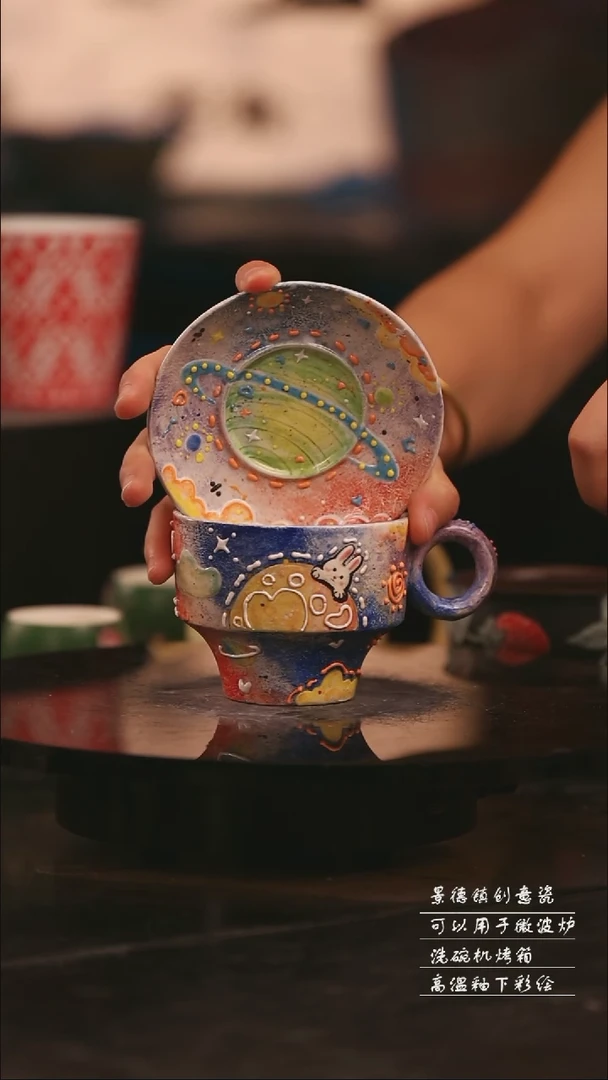 陶瓷景德镇可爱设计师款陶瓷