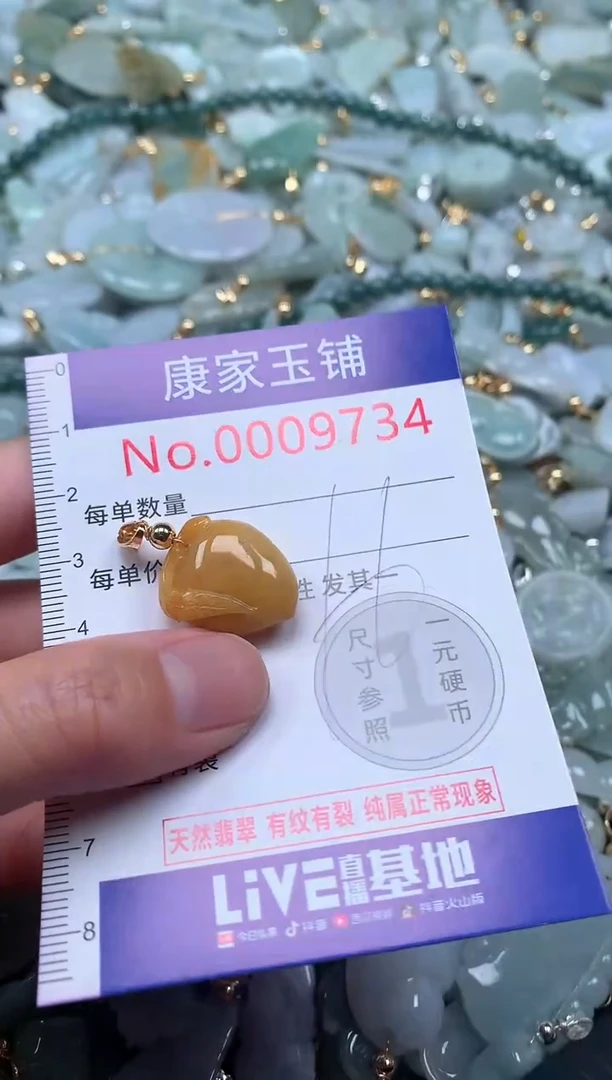 【闪购商品】翡翠吊坠(不含链)未镶嵌9734